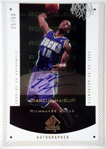 2002-03 Upper Deck SP Authentic MARCUS HAISLIP On-Card Auto Limited RC Rare #/50 - Picture 1 of 1
