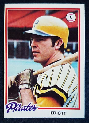 1978 O-Pee-Chee #161 Ed Ott Pittsburgh Pirates NM-MINT - Image 1 of 2