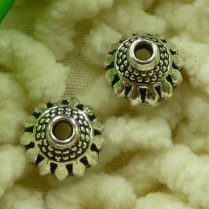 300 piezas Bonitas tapas de cuentas de plata tibetana 10X5MM S2737 HAZLO TÚ MISMO Joyería - Imagen 1 de 6