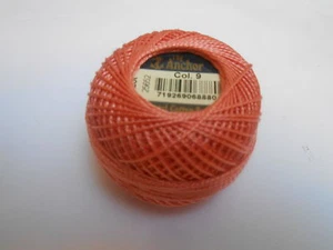 Anchor Perle 8 Cotton 10g Peach  colour Number 9 - Picture 1 of 1