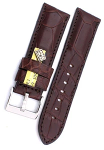 24mm Louisiana ALLIGATOR BAND kompatibel Panerai Schließe made GERMANY 24/22mm - Picture 1 of 2
