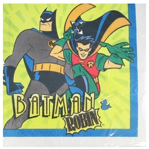 SERVILLETAS PEQUEÑAS DE COLECCIÓN BATMAN 1997 Las aventuras de Batman y Robin (16) fiesta - Imagen 1 de 1