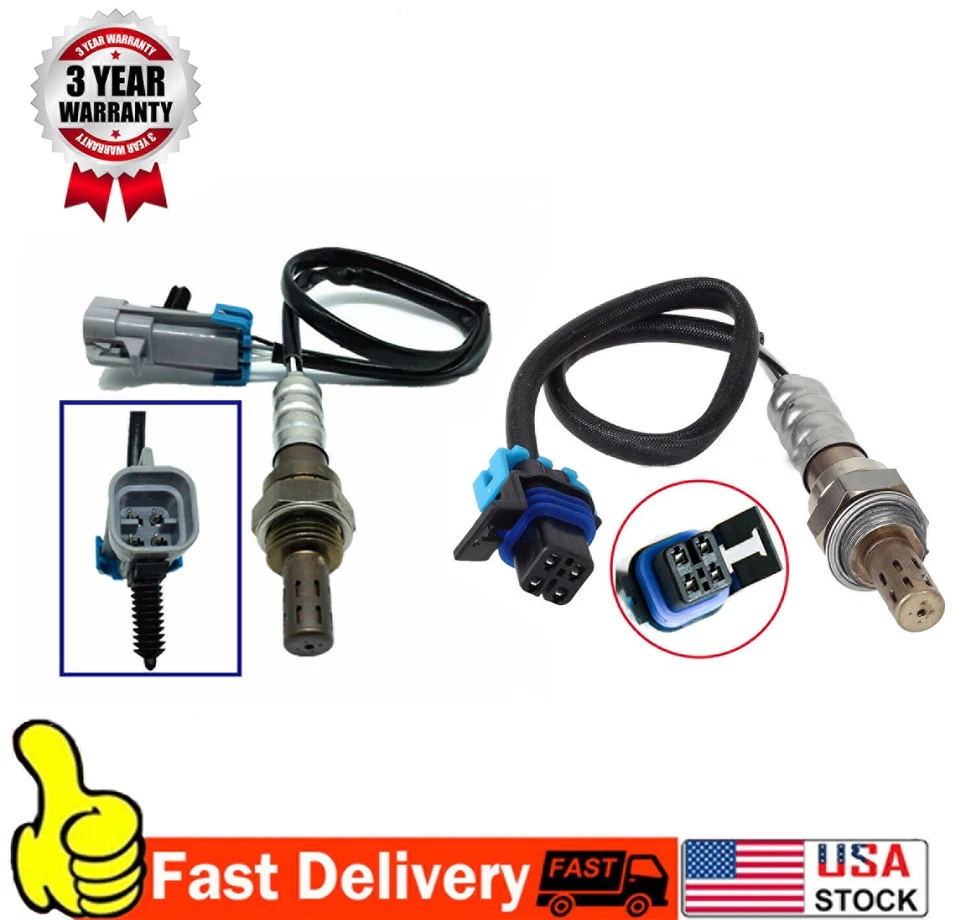 Sensores de oxígeno arriba+abajo 2 piezas para Chevrolet Impala 3,4 L V6 2001-2004 Monte Carlo Foto 1 de 4