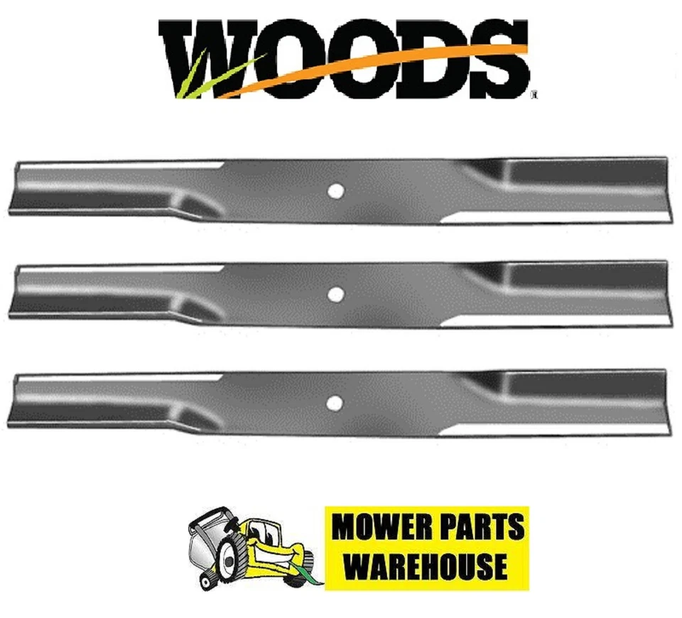 (3) SET OF 72" FINISHING MOWER BLADES FOR WOODS RM372 RM660 PART# 15127KT 15127 - Image 1 of 1