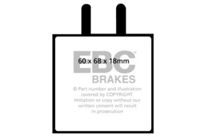 EBC Orangestuff Front Brake Pads for Jaguar 420G 4.2 (66 > 70) - Picture 1 of 1