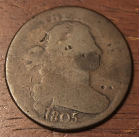 1805 Large Cent................Lot 7320 Cover