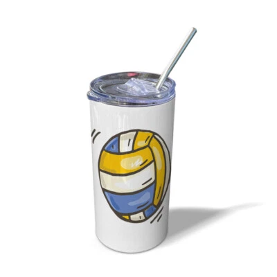 Taza de Viaje Vaso Voleibol Deportes Voleibol Juegos Olímpicos Taza de Café Térmica Foto 1 de 4