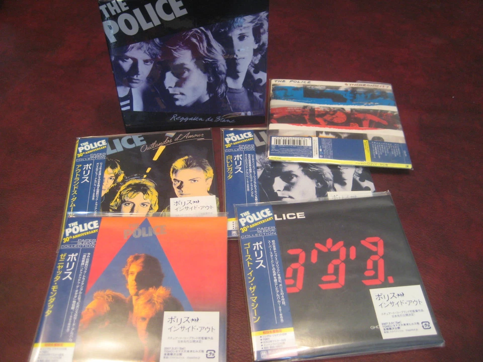 POLICE REGGATTA VERIFIED JAPAN REPLICA OBI 5 CDS  RARE 30TH ANNIVERSARY BOX SET - Image 1 of 1