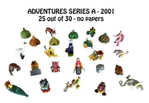 Yowies Adventures Series A ~ 25 animals of 30 Vintage Series 6 2001 - no papers - Picture 1 of 3