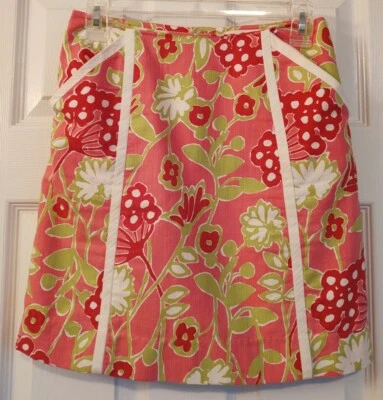 Falda Bloomer Lilly Pulitzer Originals Roslyn Hotty Rosa, Talla 0 Foto 1 de 4