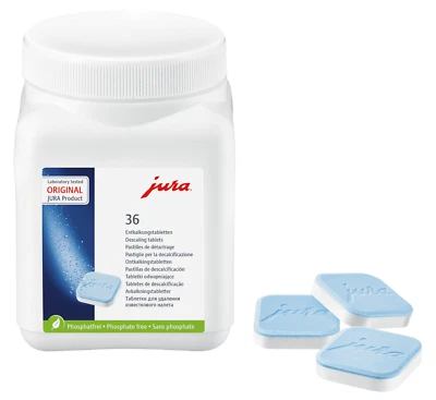 Original Jura 2 Phasen-Entkalkungstabletten 36 Stück pro Dose