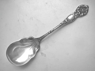 Cuchara de azúcar de ley Watson Wild Rose 5 1/2" 1905 sin monograma  Foto 1 de 4