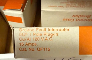 SIEMENS QF115 BREAKER 1POLE 15A 120V GRND FAULT NEW IN BOX READY TO SHIP - Picture 1 of 1