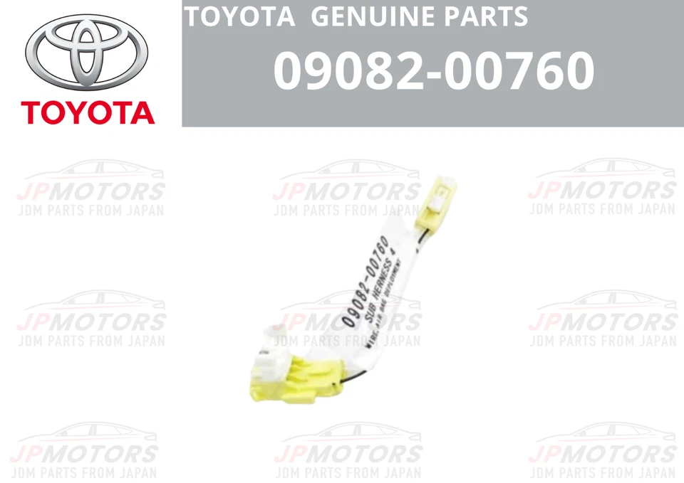 TOYOTA Genuine SUPRA MR2 CELICA SOARER 09082-00760 Wheel Wiring Adapter Harness - Image 1 of 4