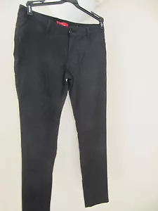 SAKS FIFTH AVENUE Pant  ( Red Brand ) straight leg Women's Size 4 Black  - Picture 1 of 7