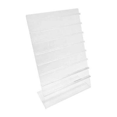 19 Soporte de exhibición de pendientes de acrílico transparente cardado alto accesorio de tienda minorista Foto 1 de 3