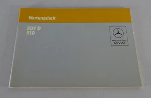 Scheckheft/ Plan de Service Blanko Mercedes Düsseldorf Transporteur T2 Type 667 - Photo 1/1
