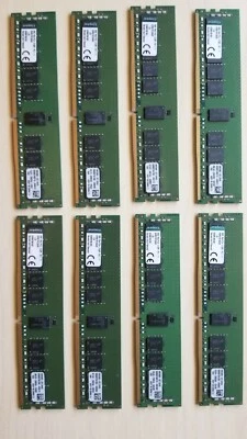 KINGSTON 64GB (8 x 8GB) Server RAM DDR4-2133MHz PC4-17000 | KVR21R15S4/8 - Image 1 of 4