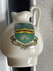 RARE OLD CRESTED CHINA MODEL OF ROMAN EWER C.1918 ARMS OF WEXFORD IRELAND