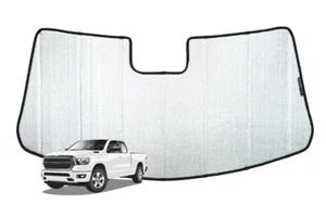 Genuine SNAPSHADES Front Windscreen Sun Shade for Dodge RAM Crew Cab 5th Gen ... - Picture 1 of 10