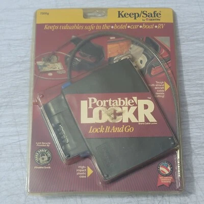 Armario de cable Lock'r portátil de colección Lock It and Go Sentry nuevo 1994 nuevo sellado Foto 1 de 4