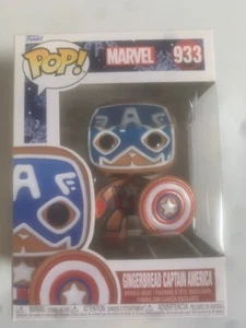 Pop! Marvel- #933 Gingerbread Captain American - Bild 1 von 2