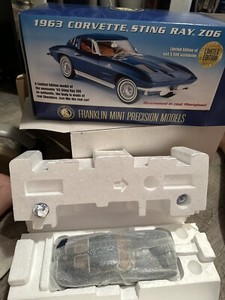 New ListingFranklin Mint 1963 Corvette Sting Ray Z06 Split Window Pebble Beach Rally Ltd Ed