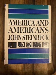 AMERICA AND AMERICANS, John Steinbeck, 1st Edition; 1st Printing; Viking, 1966 - Picture 1 of 7