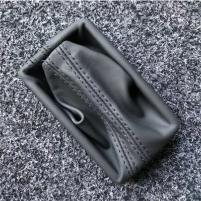 Auto Leather Gear Shift Knob Boot Head Cover For AUDI A3 A4 A5 A6 A7 Q3 Q5 A1 Foto 1 de 4