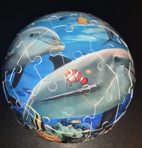 Puzzle 3-D Ocean Puzzle, Fine Motor - Dolphins, Fish Sharks - Cool Puzzle - Picture 1 of 4