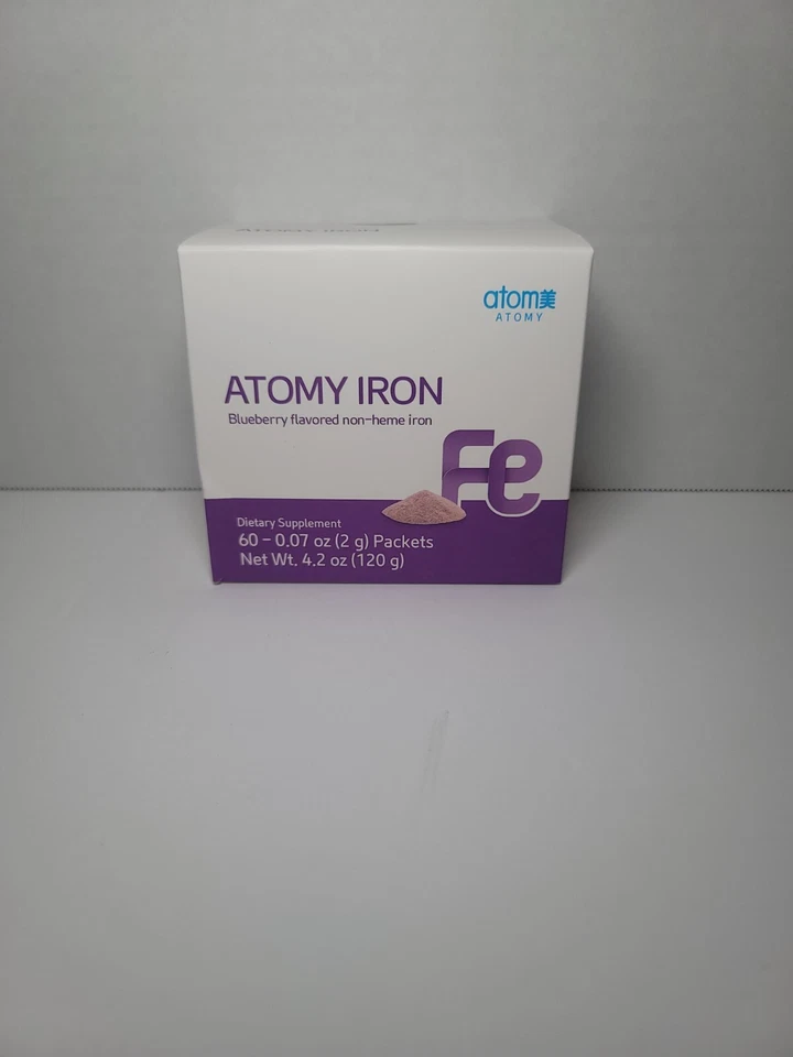 Atomy - Iron Blueberry flavored non-heme iron 60 packets - Image 1 of 1