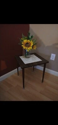 Mesa auxiliar/soporte para plantas de fórmica atómica apilable moderna de mediados de siglo vintage  Foto 1 de 4