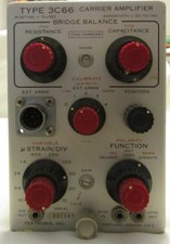 Carrier Amplifier Plug-in with copy of manual Tektronix 3C66
