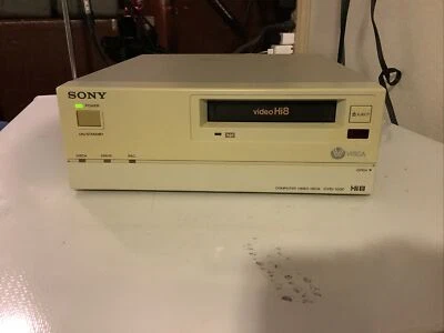 Reproductor de video para computadora Sony Hi-8 cubierta “Visca” (con manual de servicio) Foto 1 de 4