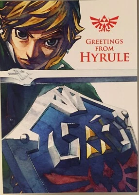 LEGEND OF ZELDA Nintendo LINK postcard LOT of 2 - HYRULE HISTORIA Dark Horse - Image 1 of 3
