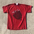 Vintage NWO Wolf pac WCW WWE Graphic Shirt Tee Size Medium Red Black