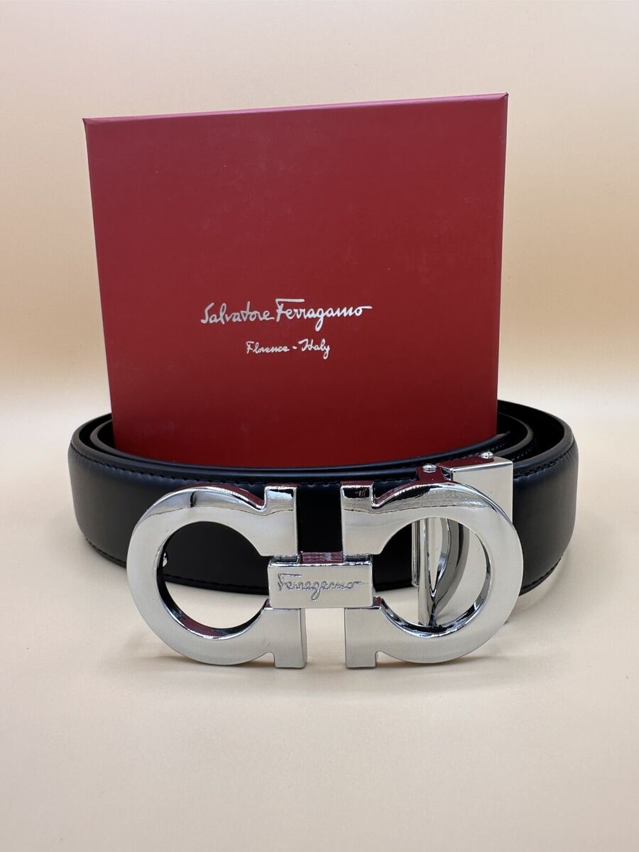 Salvatore Ferragamo 黑色皮带适合男性| eBay Salvatore Ferragamo 黑色皮带适合男性| eBay