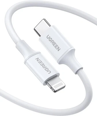 UGREEN USB C to Lightning Cable MFi Certified for iPhone, iPad & MacBook - Image 1 of 4