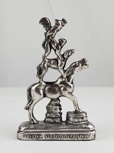 Vintage Metal Heyde Bremer Musicians Stadimusikanten, Statue Made in Germany - Picture 1 of 9