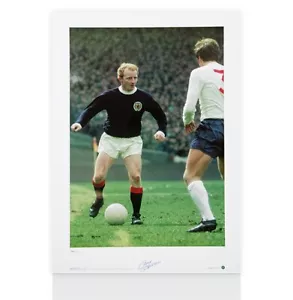 Jimmy "Jinky" Johnstone signiertes Schottland Foto - Schottland vs England 1970 - Bild 1 von 2