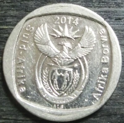 Süd Afrika  1  Rand  2014  Springbock - Bild 1 von 2