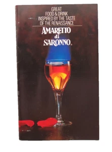 Vintage Amaretto di Saronno Likör Rezeptbuch 1983 Trinken & Essen Rezepte 14 Seiten - Bild 1 von 5