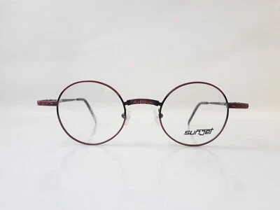 Sunjet by Carrera Usado Rojo Negro Redondo Mujer Hombre Metal Vintage Años 90 Mod.4327 Nuevo de Lote Antiguo Foto 1 de 4