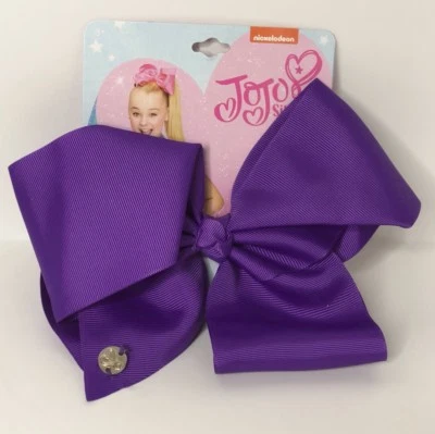 NUEVO Clip de moño para el cabello Nickelodeon Jo Siwa grande firma baile alegría 7-8" Foto 1 de 4