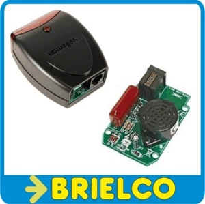 KIT DE MONTAJE ANILLO DE TELÉFONO CON INDICADOR ZUMBADOR E LED RJ11 K8087 BD3746 - Imagen 1 de 1