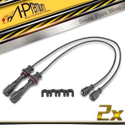 2x Juego de cables de bujía sin botas para Mazda Protege 1999-2003 L4 1,6 L ZL0118140A Foto 1 de 4
