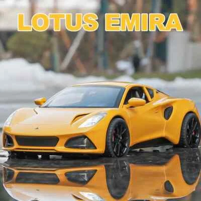 1:24 Lotus EMIRA Supercar Diecast Alloy Model Car Pull Back Sound Toy Vehicle - Image 1 of 4