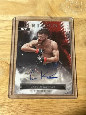 2023 Chronicles Calvin Kattar Origins RED PARALLEL AUTO "THE BOSTON FINISHER" - Image 1 of 3