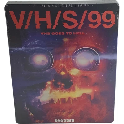 RLJ ENTERTAINMENT V/H/S/99 Blu-ray SteelBook Blu-ray + DVD 2023 Flying Lotus Zone A