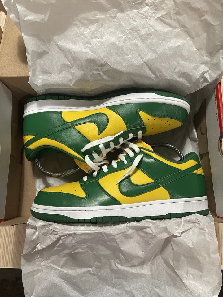 2024 Nike Dunk Low SP “Brasil” Zapatos CU1727-700 Talla 13 Foto 1 de 4